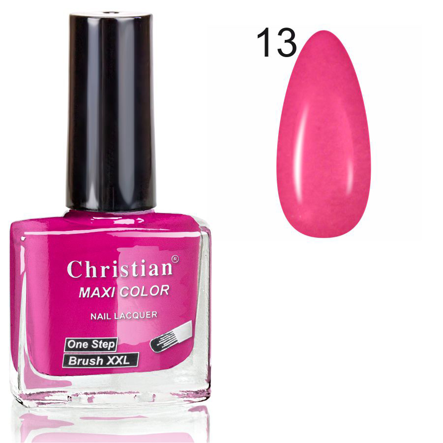 Фото Лак для нігтів Лак для нігтів з ефектом гель-лаку Christian 11 ml NE-11/GEL №13