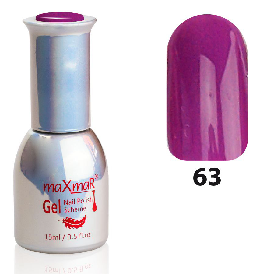 Фото Гель-лак Gel Polish M-15 № 063 Фіолетовий