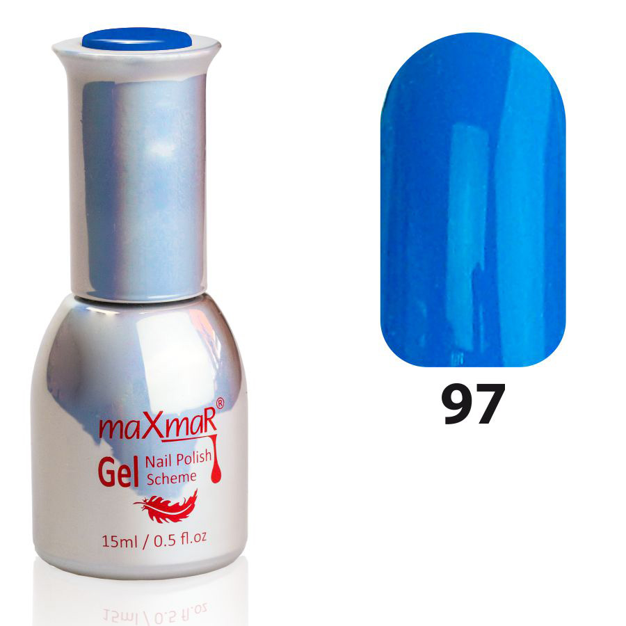 Фото Гель-лак Gel Polish M-15 № 097 Синій