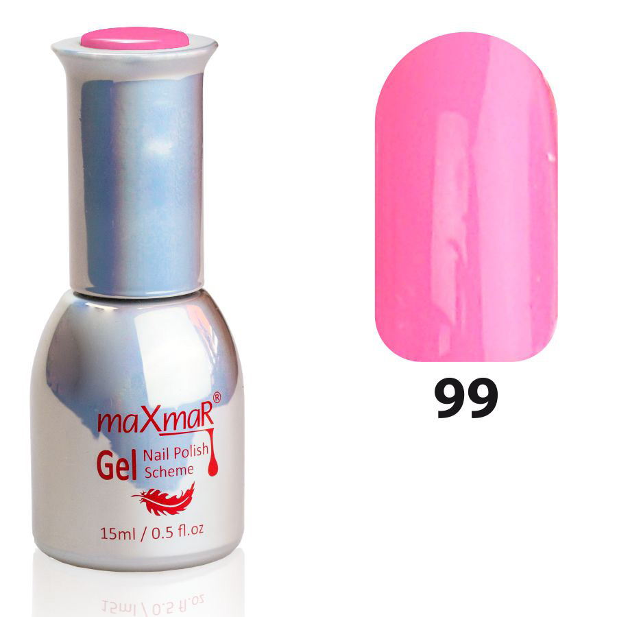 Фото Гель-лак Gel Polish M-15 № 099 Теплий рожевий