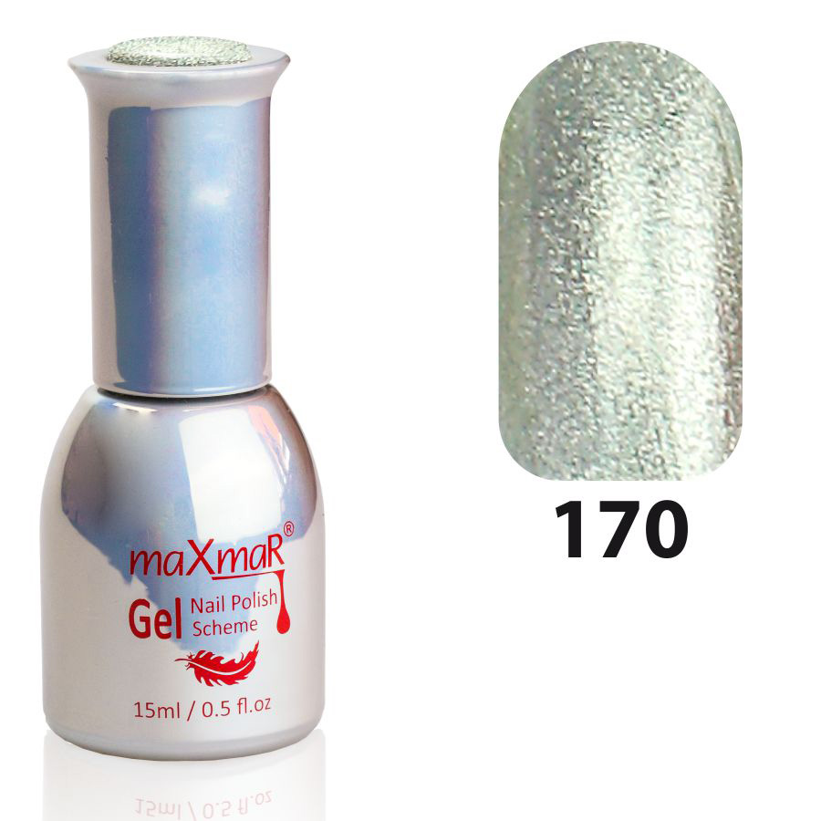 Фото Гель-лак Gel Polish M-15 № 170 Silver