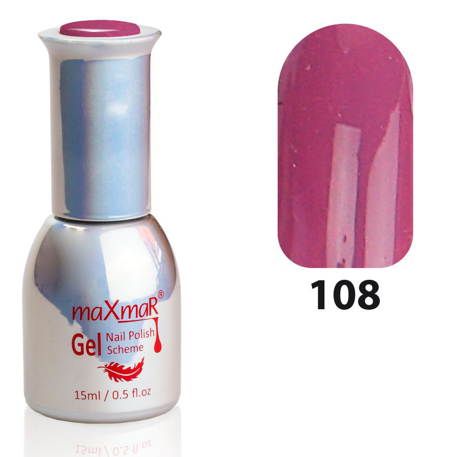 Фото Гель-лак Gel Polish M-15 № 108 Коричнево-бузковий