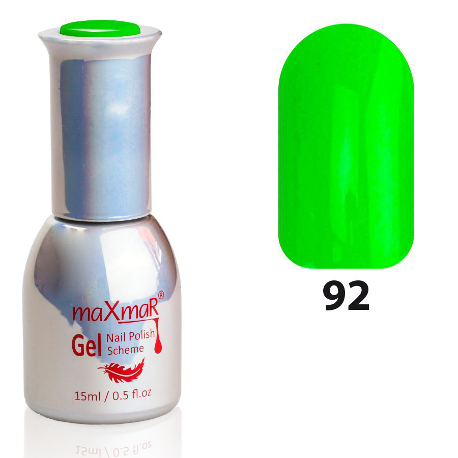 Фото Гель-лак Gel Polish M-15 № 092 Салатовий