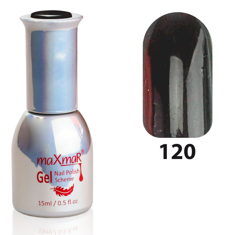 Фото Гель-лак Gel Polish M-15 № 120 Коричневий
