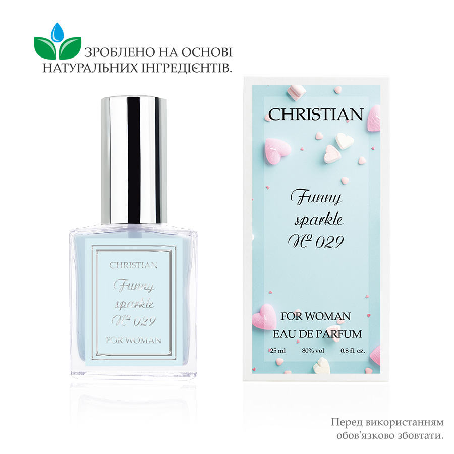 Фото Парфуми Парфумована вода для жінок «Funny Sparkle» Christian 25 ml K-25 № 029