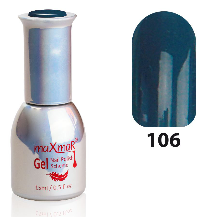 Фото Гель-лак Gel Polish M-15 № 106 Water blue
