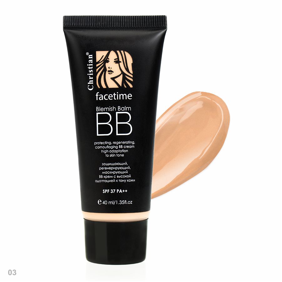 Фото Декоративна косметика BB-крем SPF 37 PA++ Facetime Christian LF-540 № 03