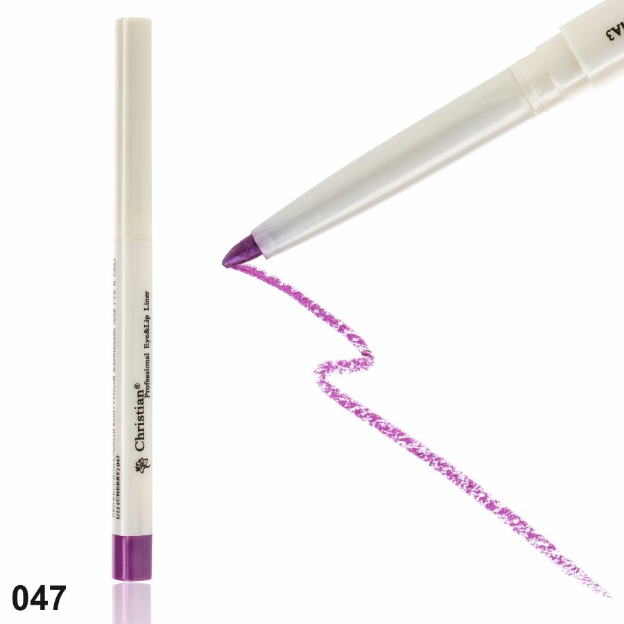 Фото Олівець для очей Автоматичний олівець для губ Christian U-12 № 47 Cherry