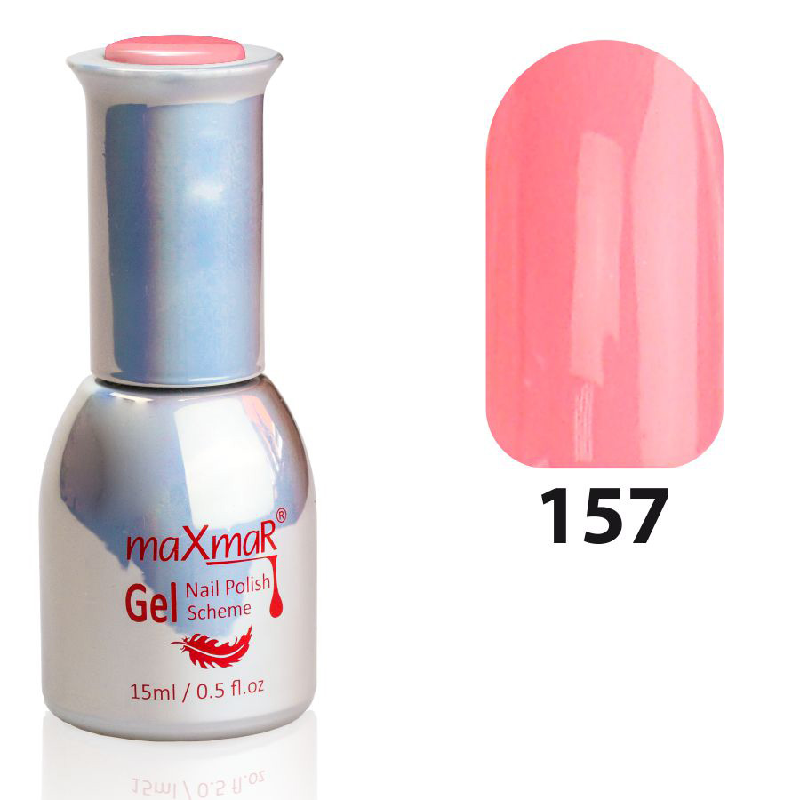 Фото Гель-лак Gel Polish M-15 № 157 Натуральний рожевий