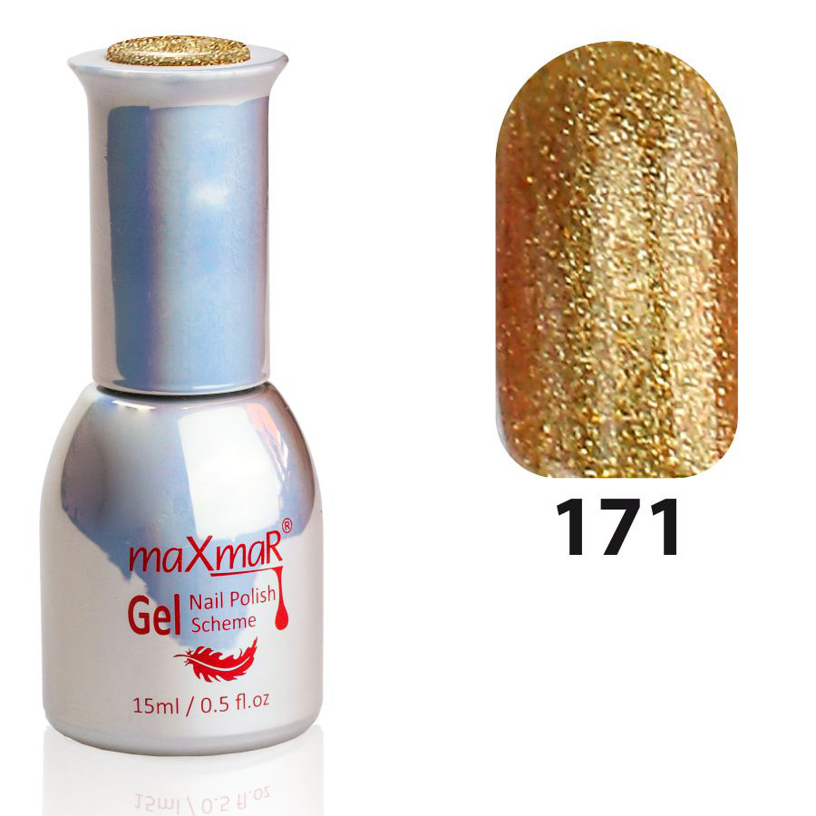 Фото Гель-лак Gel Polish M-15 № 171 Золотий з шиммером