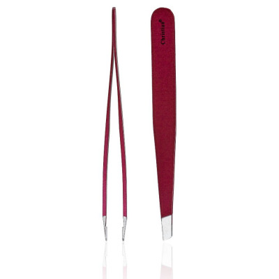 Фото Пинцет скошенный Christian CTW-111 Marsala Christian