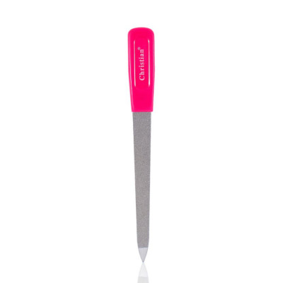 Фото Пилочка для ногтей (180grit) Christian CNF-492 Dark Pink 