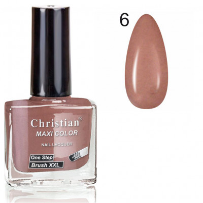 Фото Лак для ногтей с эффектом гель-лака Christian 11 ml NE-11/GEL № 06 Christian