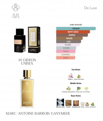 Фото Нішевий парфумерний екстракт унісекс Gideon AVA-De Luxe NICHE PERFUME 100 ml AD-25 