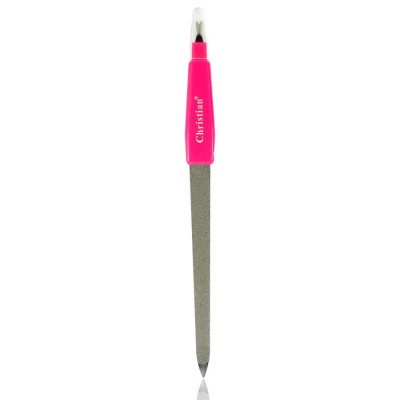Фото Пилочка с резцом (180 grit) Christian CNF-432 Dark Pink 