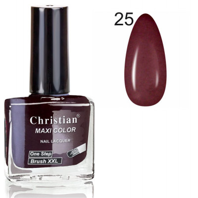 Фото Лак для ногтей с эффектом гель-лака Christian 11 ml NE-11/GEL № 25 Christian
