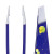Фото Пинцет скошенный Dark Blue с принтом Christian CTW-124 Dark Blue Christian